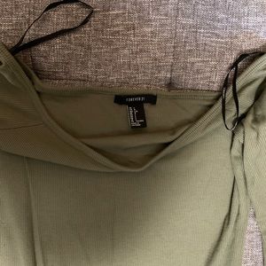 Body suit off the shoulder